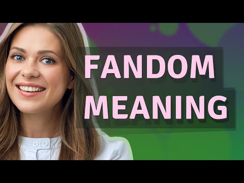 Video: What is fandom. The meaning of the word 