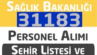Sağlık Bakanlığı 31 Bin 187 Sözleşmeli Personel Alımı Yapılacaktır. Kadrolar Ve Tüm Ayrıntılar Burda
