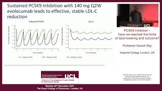 Professor Kausik Ray  PCSK9 inhibition – have we reached the limits of lipid lowering and outcome?