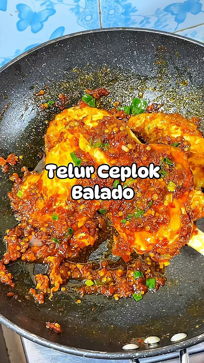 Telur ceplok balado #antiribet #cooking #belajarmasak #food #masakancepat #masakansimple #masaklagi