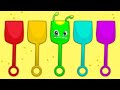 🔴Aprende los colores con Groovy el Marciano y Phoebe | Dibujos animados educativos