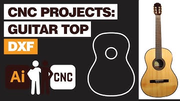 CNC Projects: Preparing Guitar Top .dxf for Cutting using Illustrator