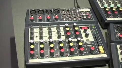 Soundcraft NotePad Mixers Winter NAMM 2010 Demo