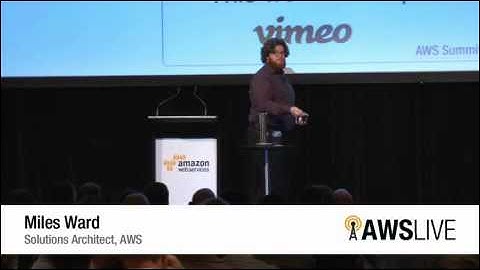 AWS Summit 2012 Australia: Miles Ward - Serving Media and Entertainment from the Edge!