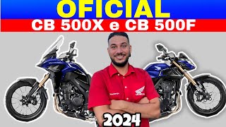 FOTOS: Honda CB 500X e CB 500F 2024: novas cores para a crossover e naked  favoritas dos brasileiros – MOTOMUNDO