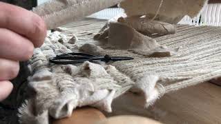 Calm Craft ASMR ; weaving studio with sounds of tools