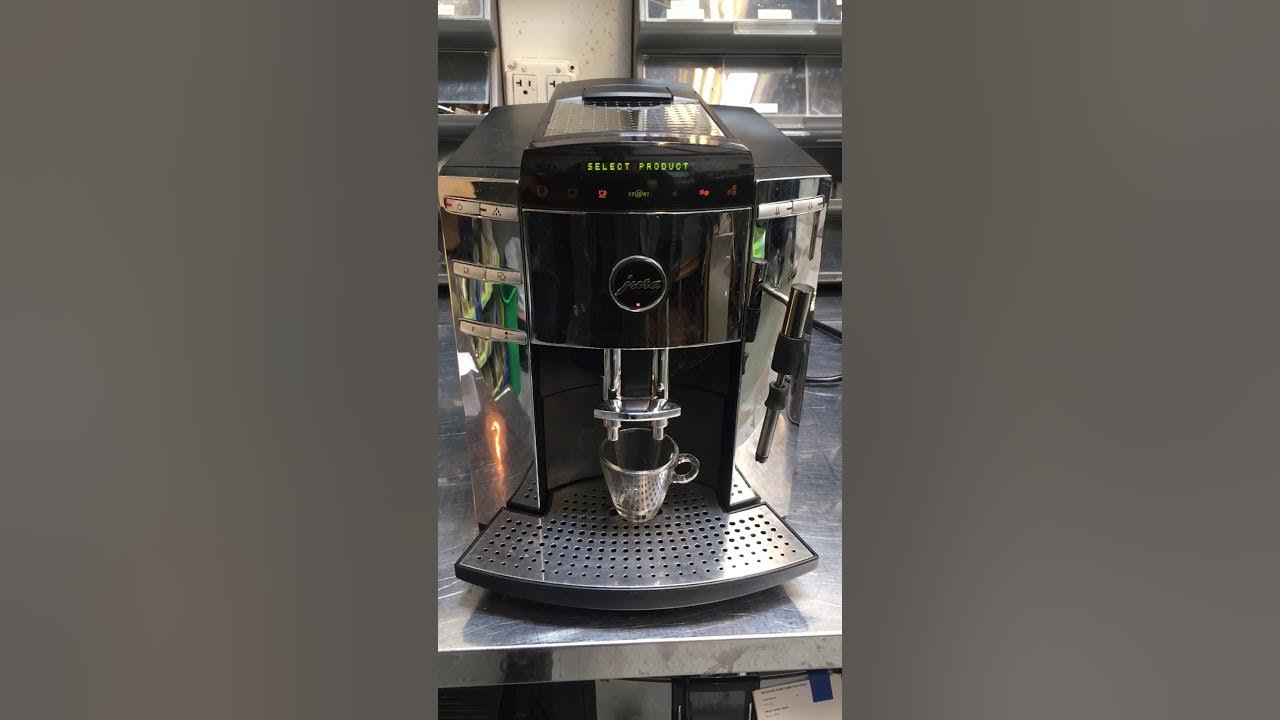 Coffee not dispensing Jura Impressa F9 test 1630 YouTube
