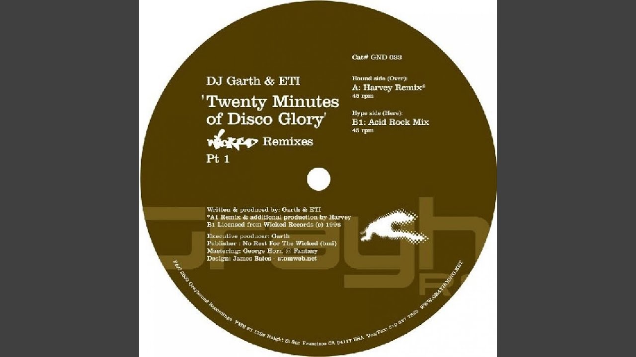 DJ Garth & E.T.I - Twenty Minutes Of Disco Glory (Jeno's