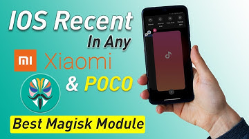 Install Apple iOS  recent menu for any Xiaomi, Redmi Poco & Mi Phone