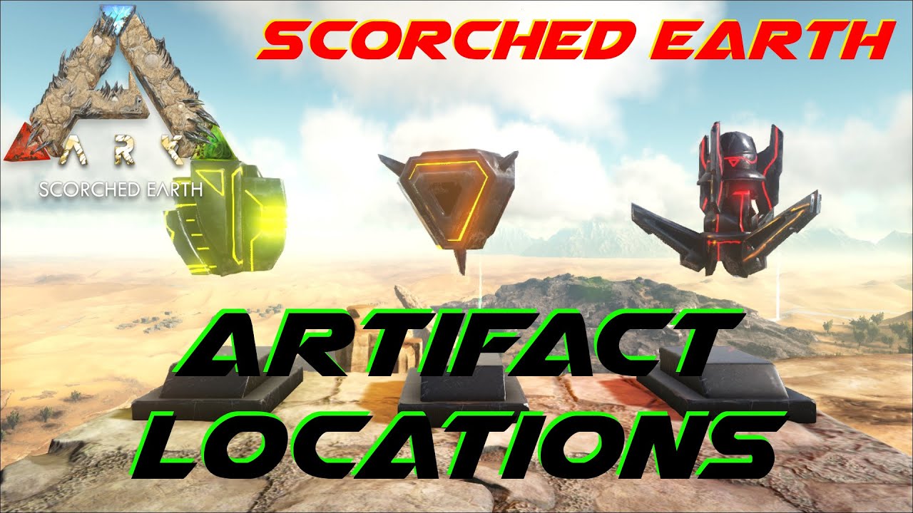 Artifact Locations Ark Scorched Earth Youtube