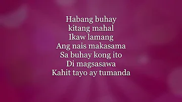 Habangbuhay  - Coco Martin (Karaoke)