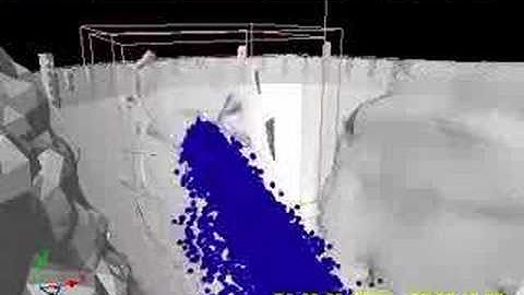 Hoover dam break simulation