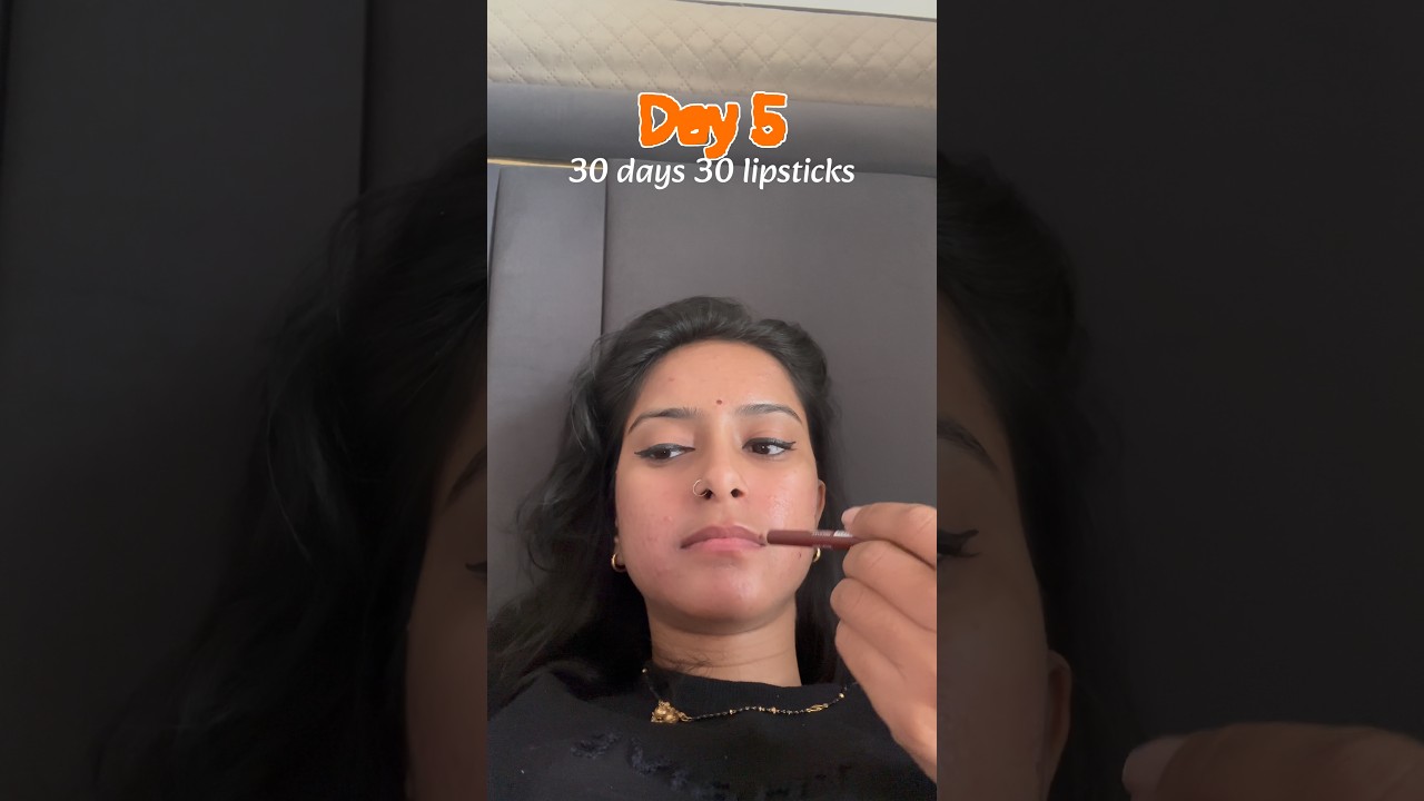30 days 30 lipsticks series in comfort zone.. 