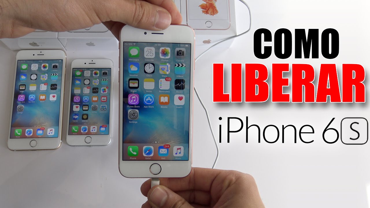 Como Liberar iPhone 6S - Desbloquear iPhone 6S / Cualquier version iOS -  YouTube