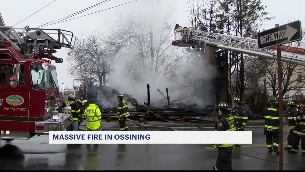 Massive fire consumes Ossining home YouTube