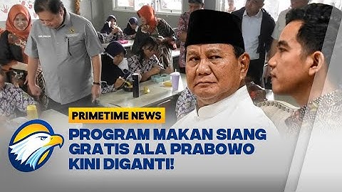 Prabowo Ganti Program Makan Siang Gratis Jadi Makan Bergizi Gratis