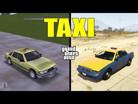 Evolution of TAXI in GTA games!