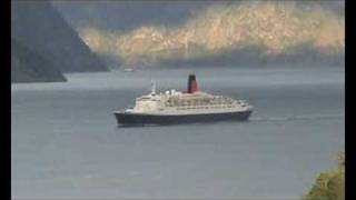 QE2`s last visit to the fjords