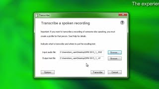 Dragon Professional feature demo: Transcription