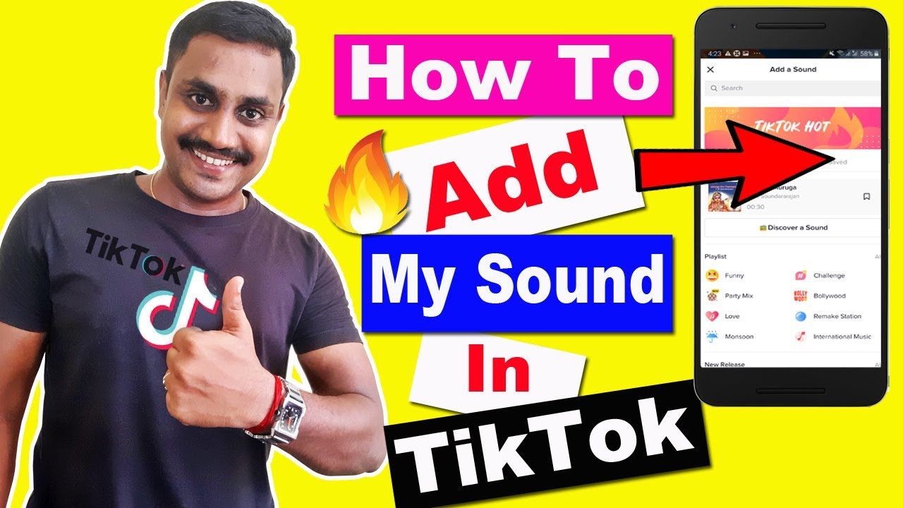 How To Add My Own Song Or Dialogue In TikTok Video Tamil | 3 Step To Go ...