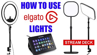 How to Use Elgato Lights Wireless on Stream Deck [ Ring Light, Key Light, Key Light Air Setup ]