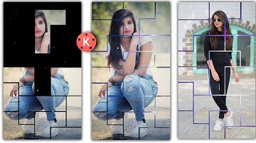 New puzzle trending whatsapp status video editing in kinemaster | status kaise banaye | Amit