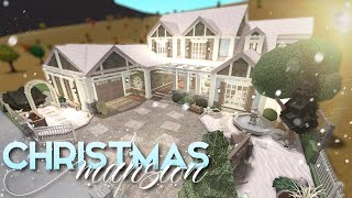 Christmas Suburban Mansion (258K) | No Large Plot | Welcome to Bloxburg | Speedbuild