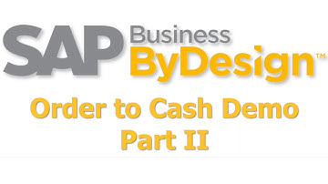 SAP Business ByDesign Create Outbound Delivery and Customer Invoice