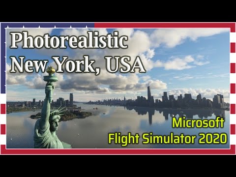 Flight Sim 2020: photorealistic cities