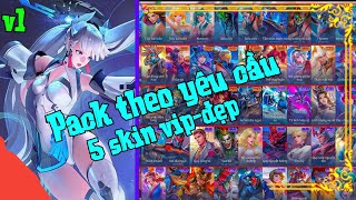 ➢Tập 9|Mod Pack 5 SKIN   |V1| Hiền mod lq-mới nhất meta #modflotinhe#modskinwiroche#modcamxa