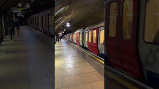The worlds oldest underground train station platform at Baker Street in London by Sherlock Holmes