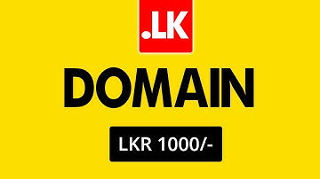 How to Buy A .lk Domain Sinhala | රු 1000 න් .lk Domain එකක් ගමු