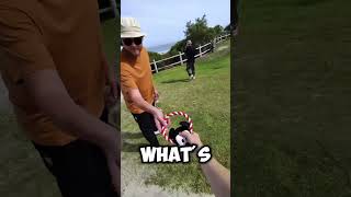 This dog heard the squeaky toy and he was over 🤣 #dog #gift #bulldog