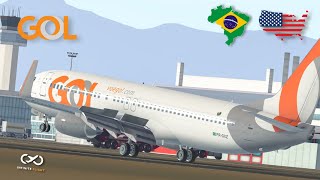 INFINITE FLIGHT - Boeing 737-800 Gol - São Paulo / Rio de Janeiro / Brasília / Orlando - Ep.01