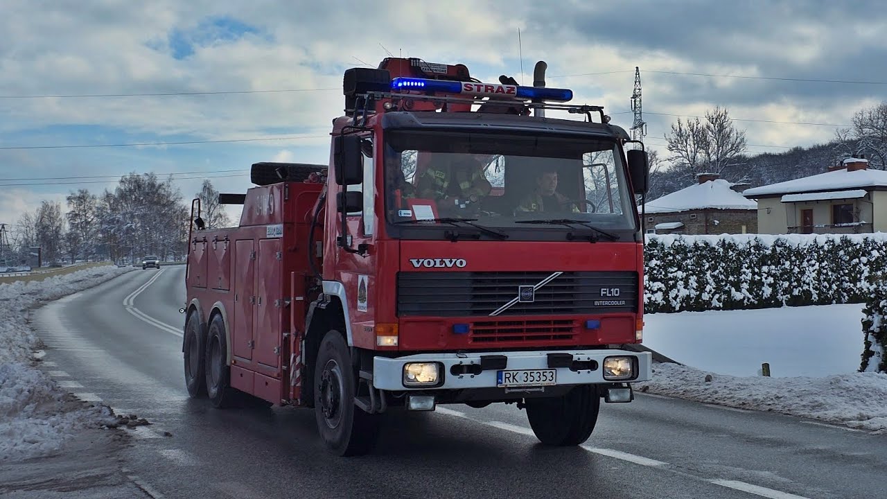 341[R]49 - SCRd Volvo FL10H/EuroKran MegaCity - JRG PSP Krosno - Alarmowo