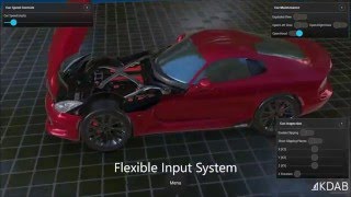 KDAB Qt 3D Demo – Dodge Viper 2013 SRT screenshot 4