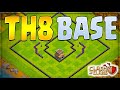 BEST TH8 BASE with LINK (2023) Clash of Clans