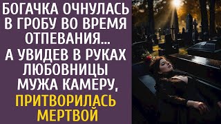 Богачка очнулась в гробу во время отпевания… А увидев в руках любовницы камеру, притворилась мертвой