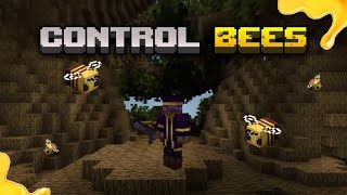 Control Bees with Commands! (Minecraft Bedrock Tutorial)
