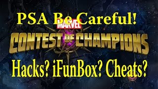 Marvel Contest of Champions - Hacks? Cheats? iFunBox? PSA Be Careful! screenshot 2