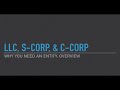 How to Choose the Right Entity: LLC vs. S-corp vs. C-corp : Why is a Legal Entity Necessary?