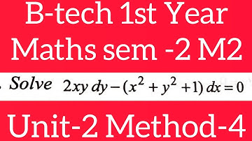 B-tech 1st Year Maths sem-2 M2||Differential Equations@maths naresh eclass