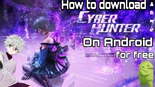 How To Download Cyber Hunter From uptodown || Download Cyber Hunter Soft Launch In Unavailable Area screenshot 2