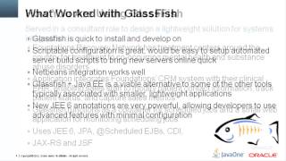 Kerry Wilson/Vanderbilt University Java EE/GlassFish Adoption Story