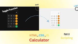 HTML, CSS, JS Calculator | Part-3 scripting #coding #calculator #simple #part3 #js