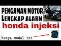 Pengaman motor anti maling lengkap dengan Alarm di motor HONDA