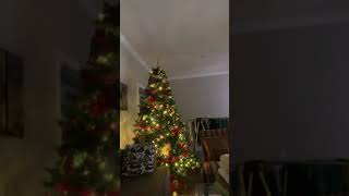 The Christmas tree is haunted