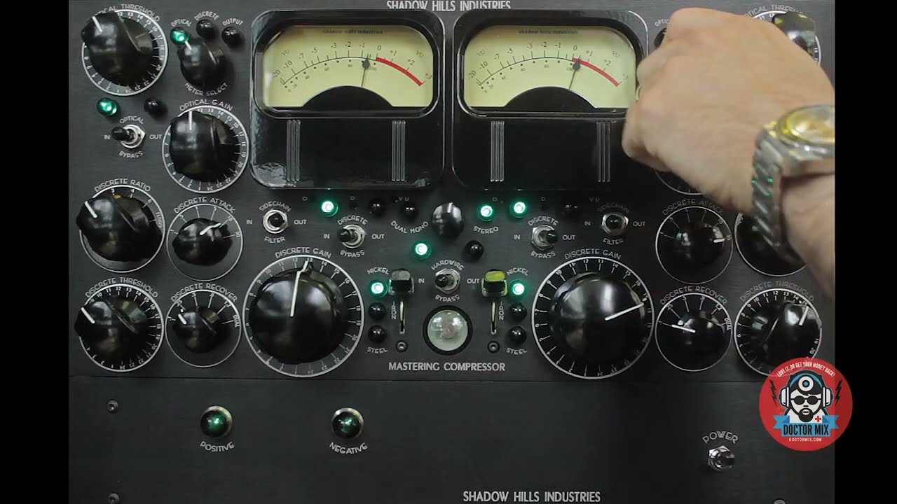 Shadow Hills Mastering Compressor In Action - YouTube