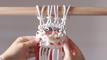 DIY Macrame Tutorial: Adding Texture Using Cotton Frizz and Chiffon Ribbons!