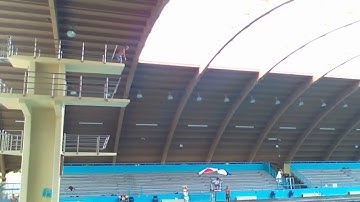 33 ft. SWAN DIVE GONE WRONG.  I over rotated and my back took a serious slap...lol